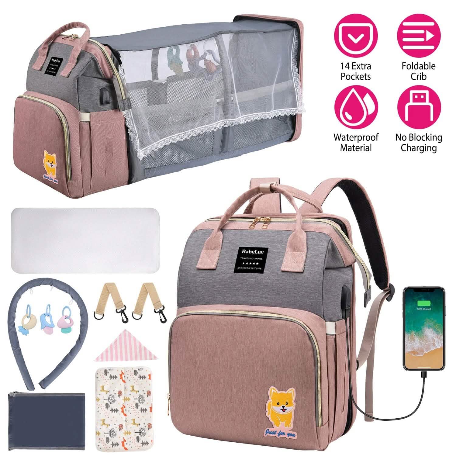 Multifunctional Diaper Bag Backpack DailySale