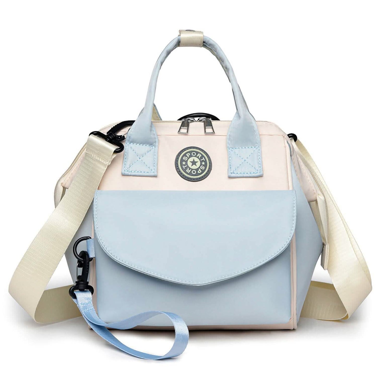Multifunctional Diaper Changing Bag with 2 Insulated Pockets Commute Bag DailySale