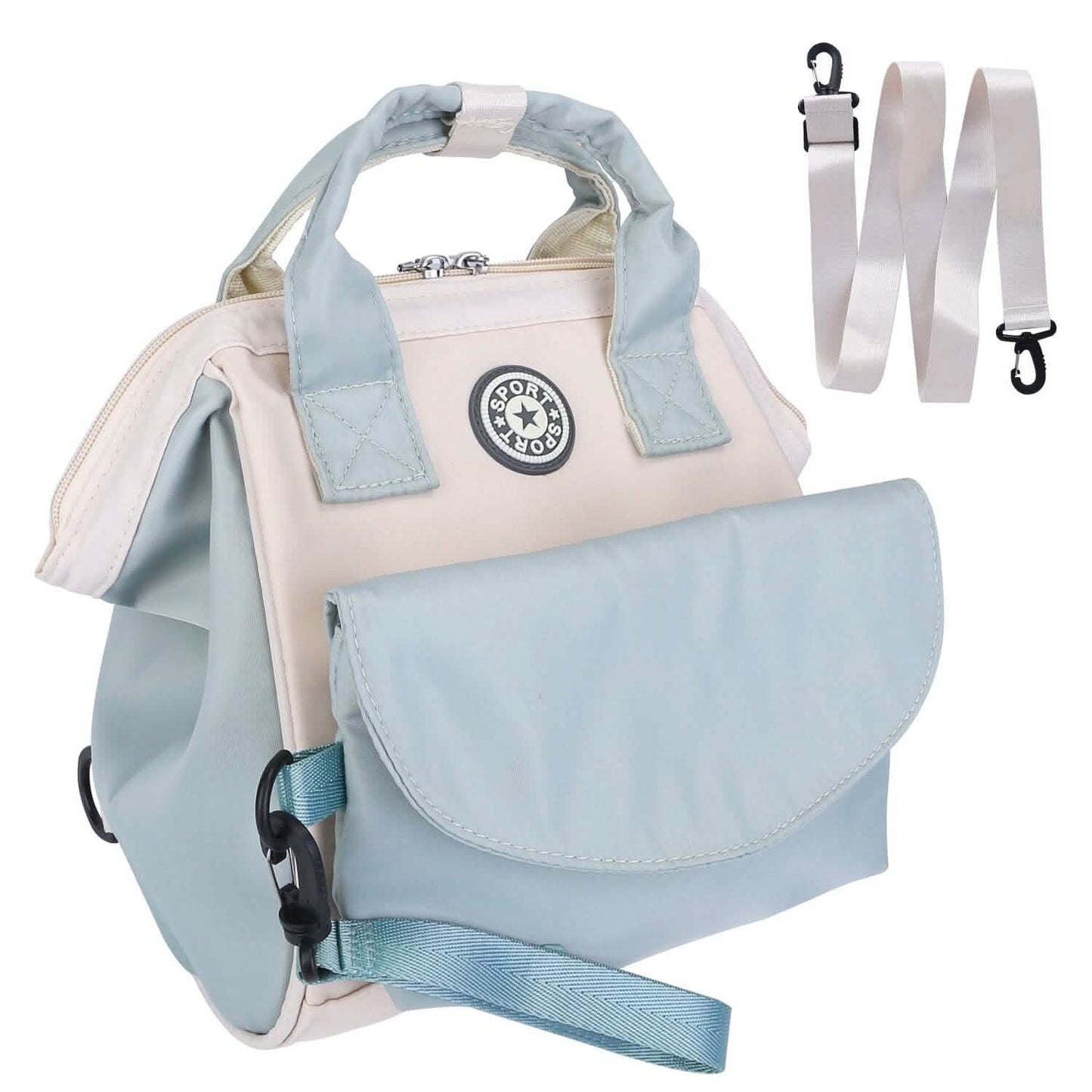 Multifunctional Diaper Changing Bag with 2 Insulated Pockets Commute Bag DailySale