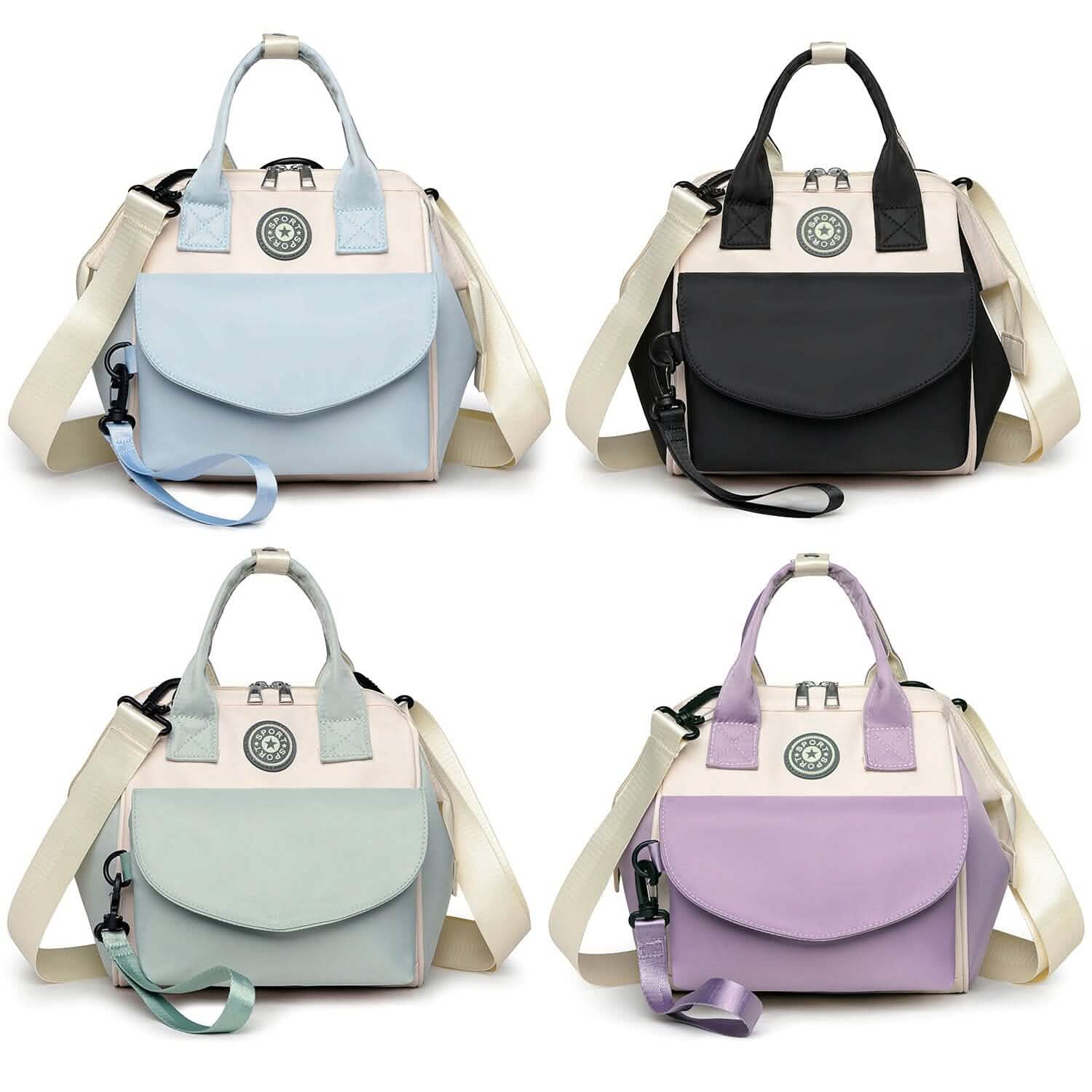 Multifunctional Diaper Changing Bag with 2 Insulated Pockets Commute Bag DailySale