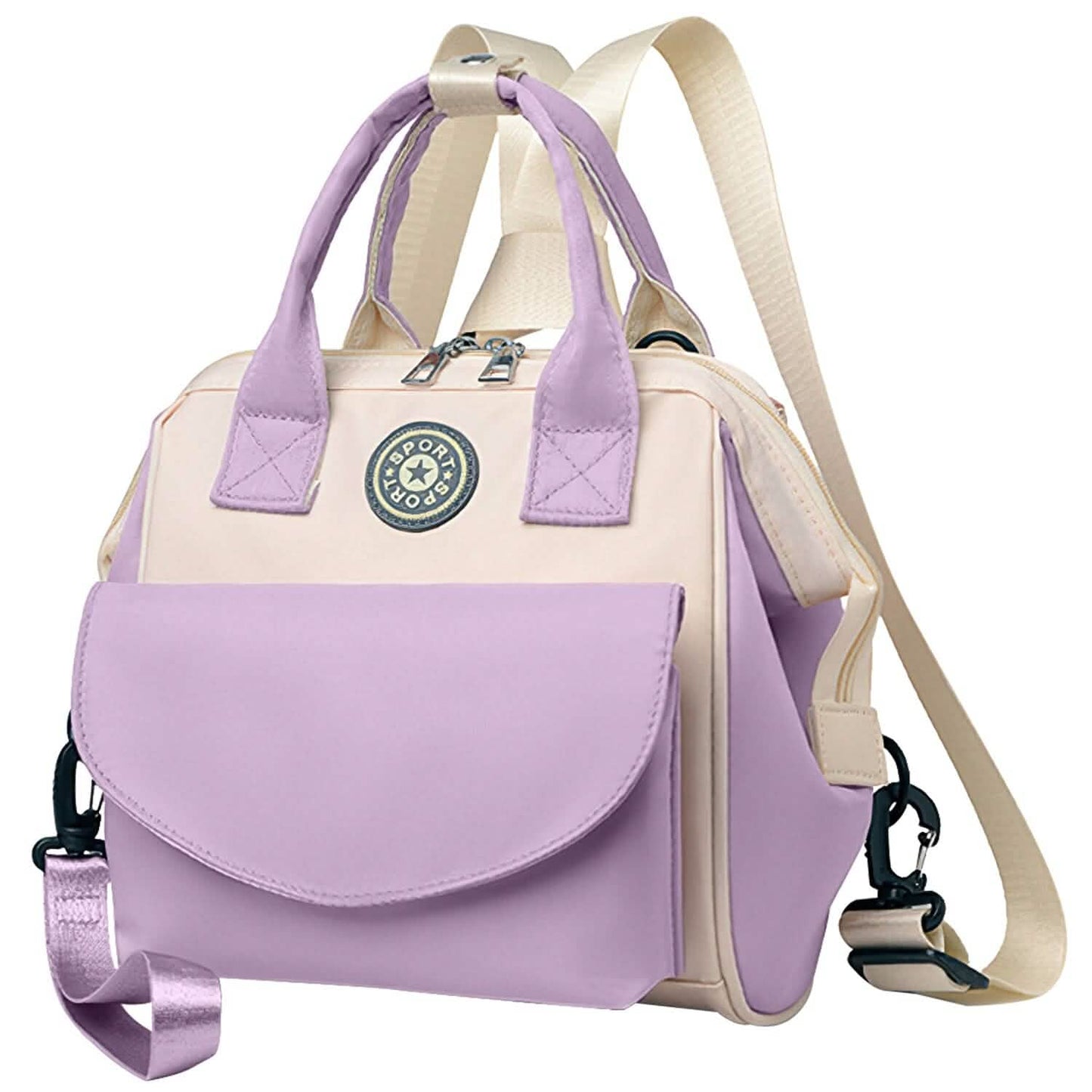 Multifunctional Diaper Changing Bag with 2 Insulated Pockets Commute Bag DailySale