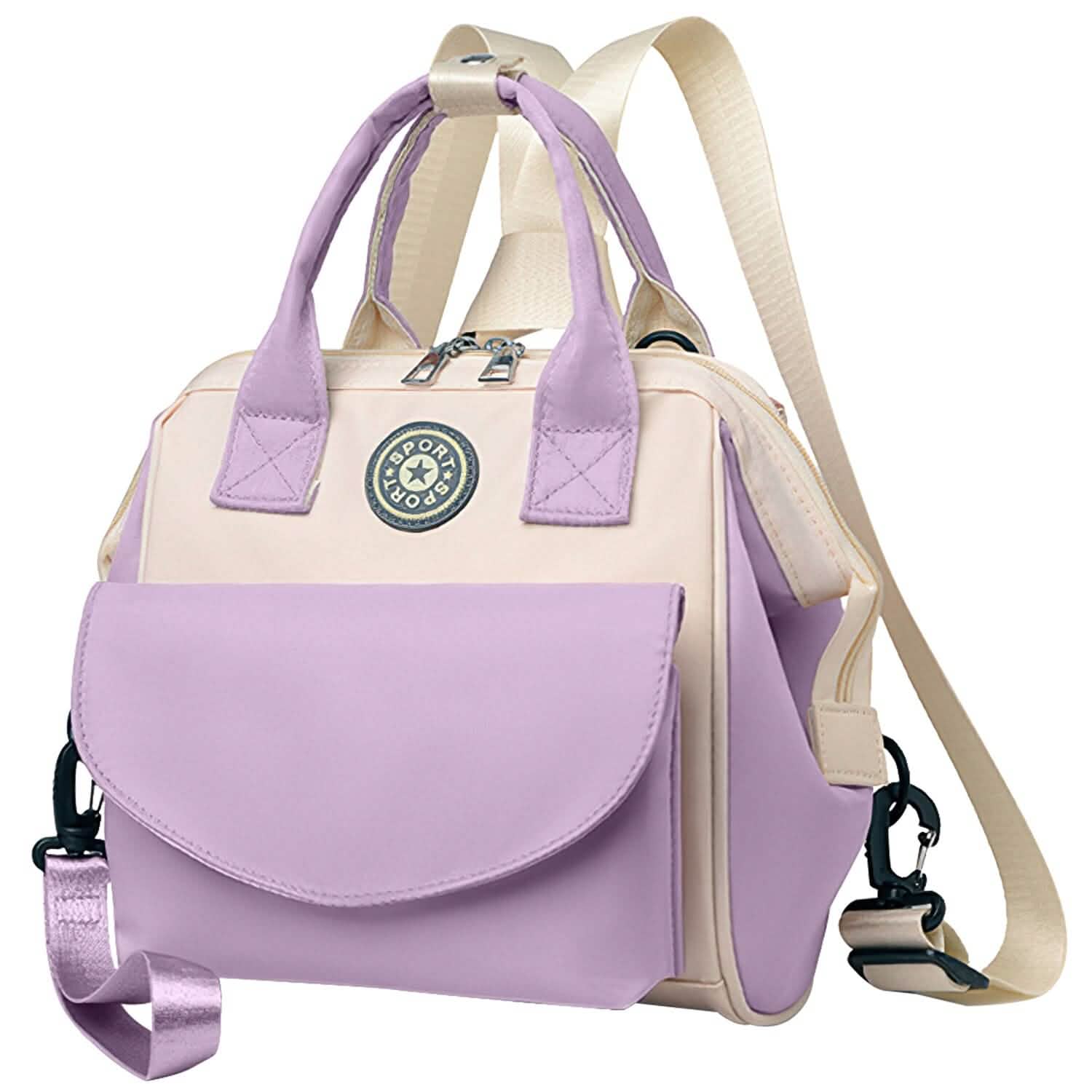 Multifunctional Diaper Changing Bag with 2 Insulated Pockets Commute Bag DailySale