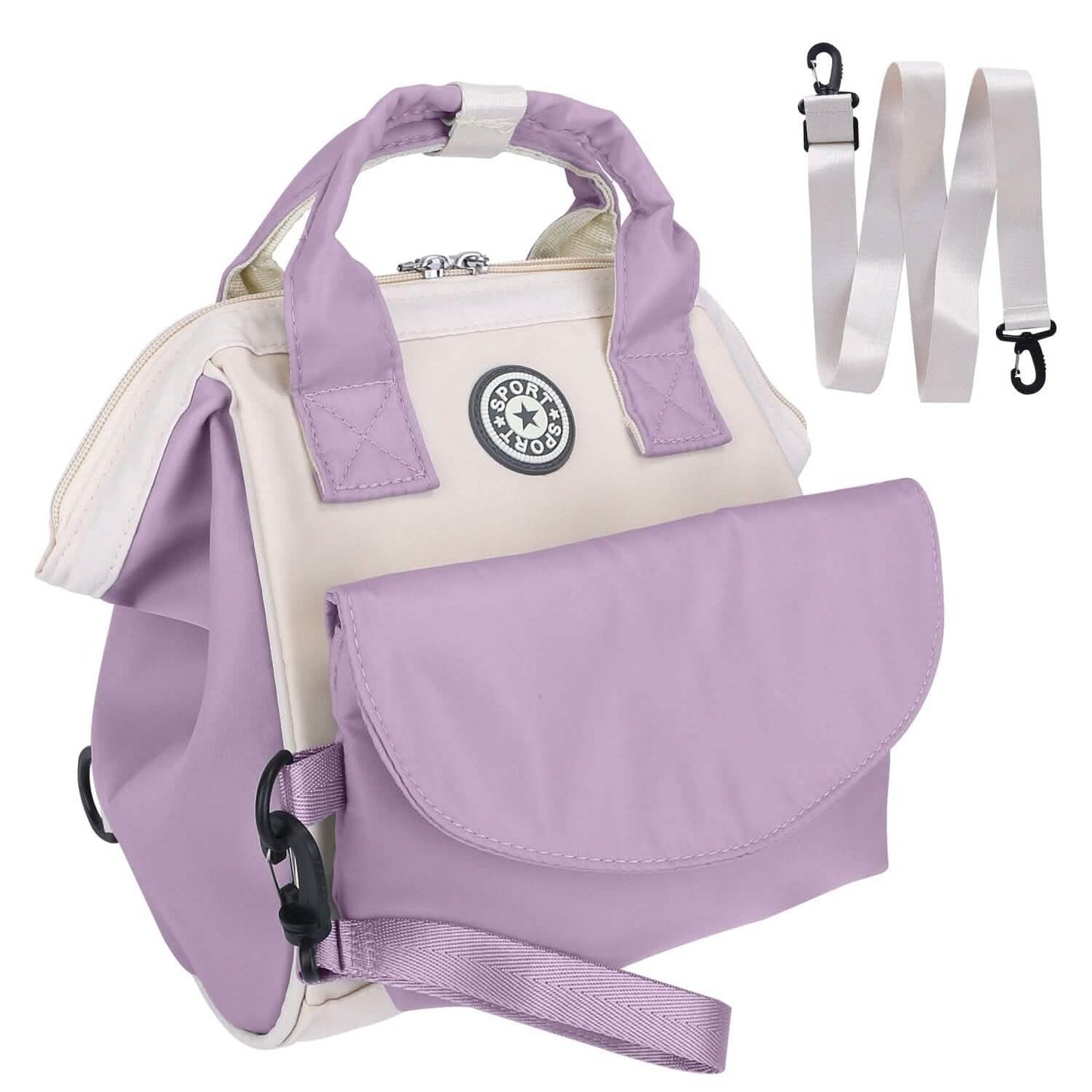 Multifunctional Diaper Changing Bag with 2 Insulated Pockets Commute Bag DailySale