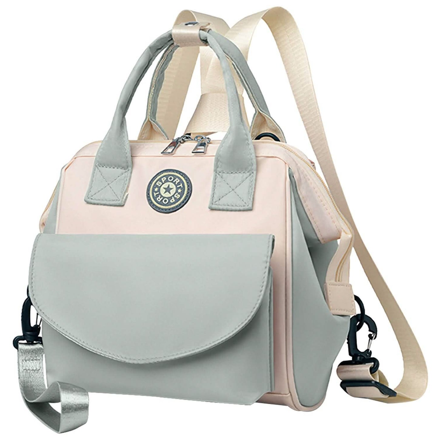 Multifunctional Diaper Changing Bag with 2 Insulated Pockets Commute Bag DailySale