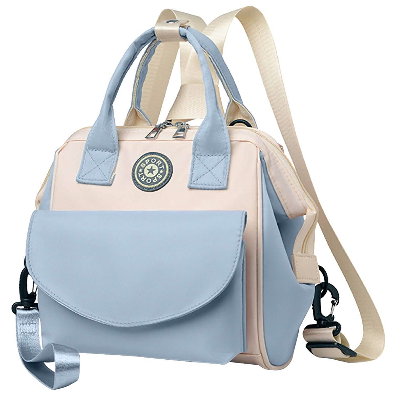 Multifunctional Diaper Changing Bag with 2 Insulated Pockets Commute Bag DailySale