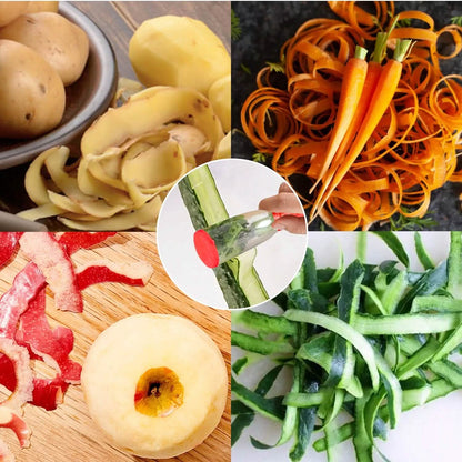 Multifunctional Fruit Vegetable Peeler With Storage Box Tube DailySale