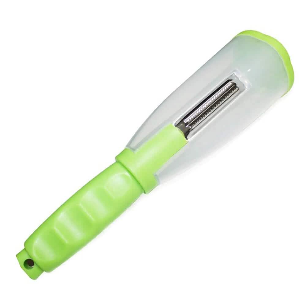 Multifunctional Fruit Vegetable Peeler With Storage Box Tube DailySale