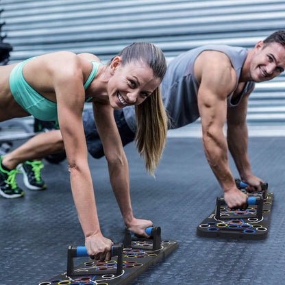 Multifunctional Push Up Board Home Strength Training Equipment with 15 Fitness Accessories DailySale