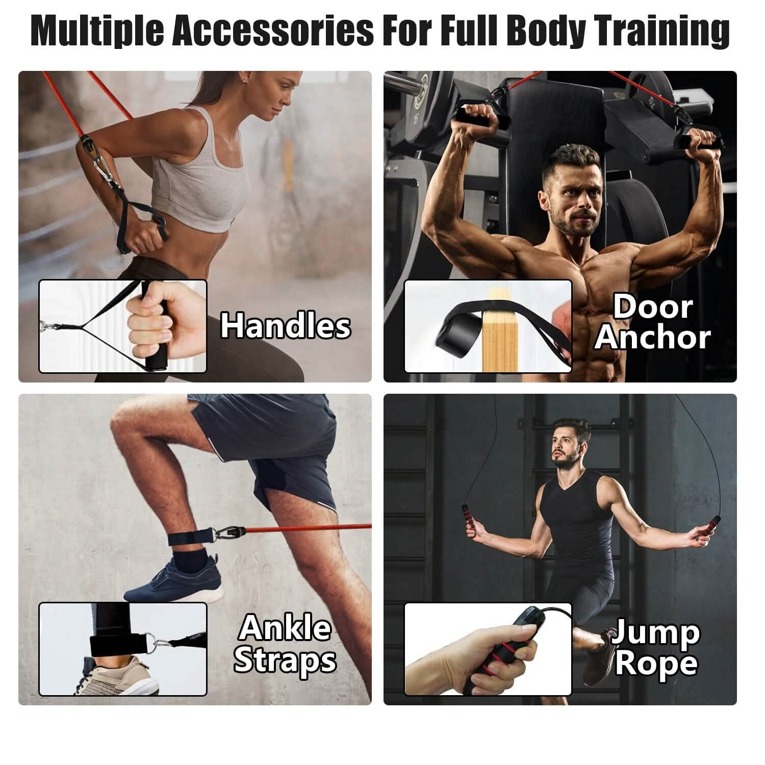 Multifunctional Push Up Board Home Strength Training Equipment with 15 Fitness Accessories DailySale