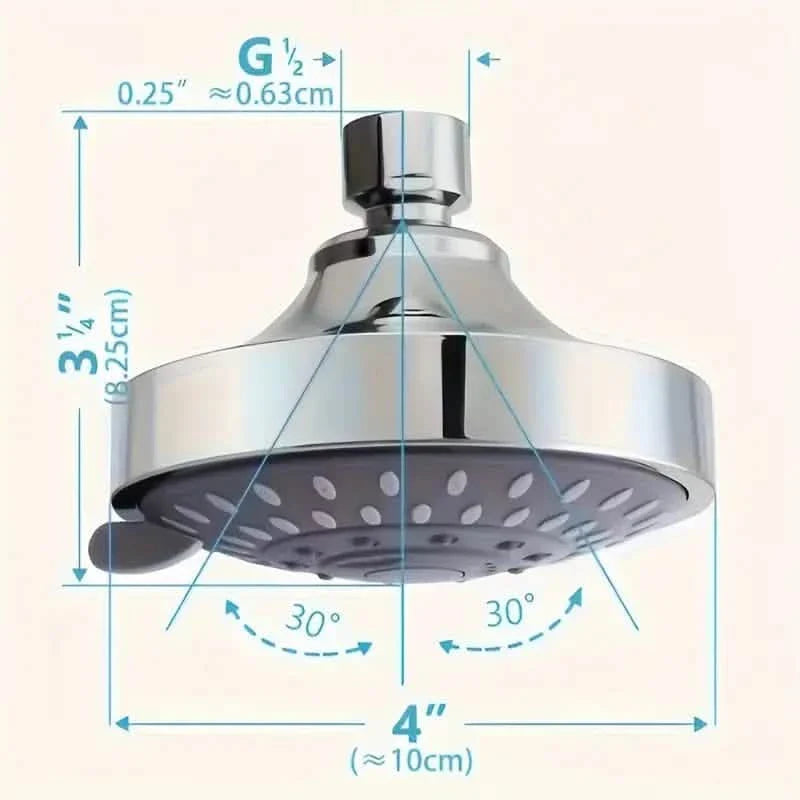 Multifunctional Replacement Rain Shower Head DailySale