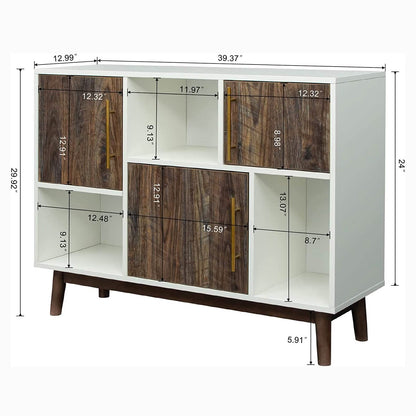 Multifunctional Storage Cabinet Modern Buffet or Kitchen Sideboard DailySale