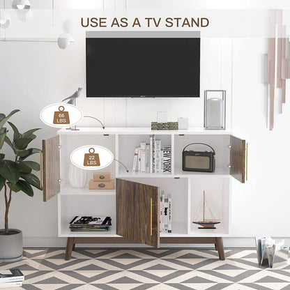 Multifunctional Storage Cabinet Modern Buffet or Kitchen Sideboard DailySale