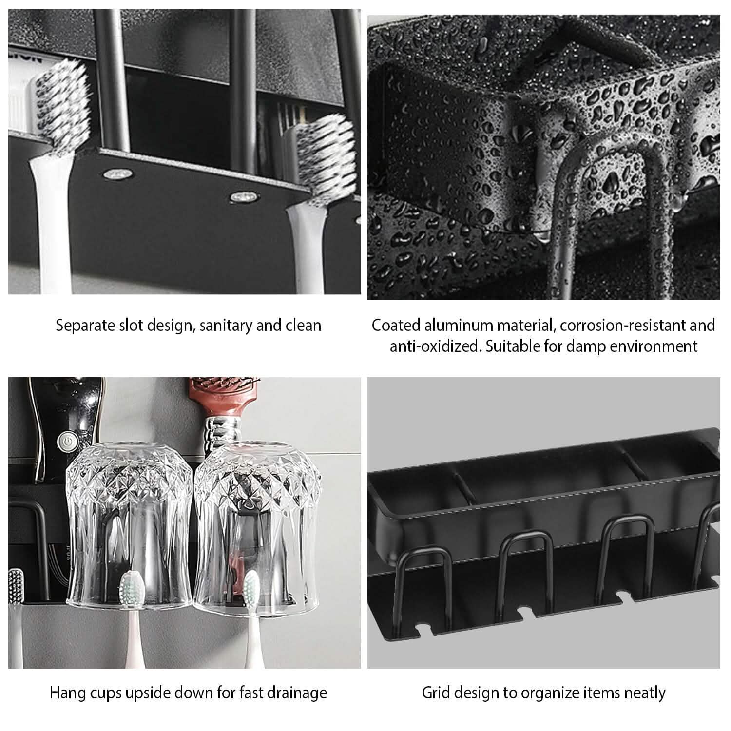 Multifunctional Toothbrush Holder Rack Organizer DailySale