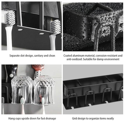 Multifunctional Toothbrush Holder Rack Organizer DailySale
