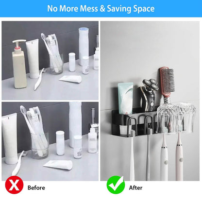 Multifunctional Toothbrush Holder Rack Organizer DailySale