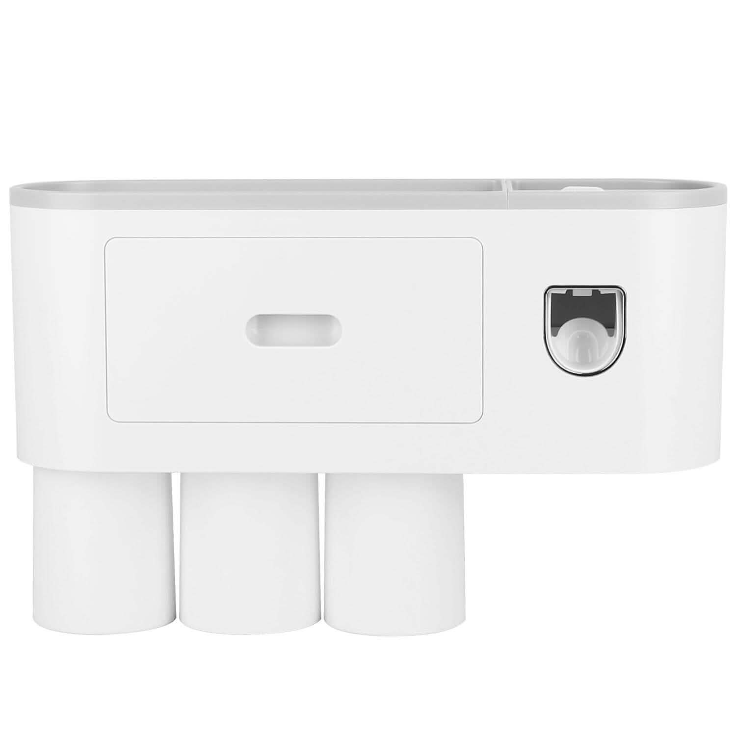 Multifunctional Wall Mount Toothbrush Holder Rack Organizer DailySale