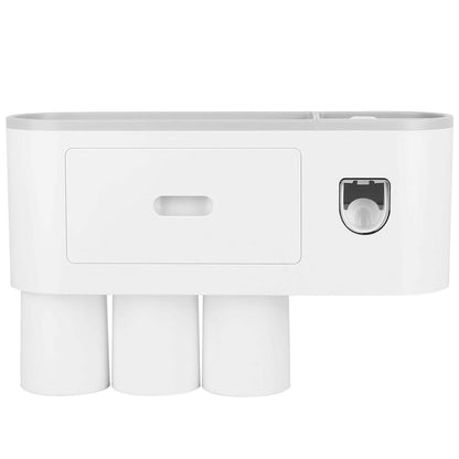 Multifunctional Wall Mount Toothbrush Holder Rack Organizer DailySale