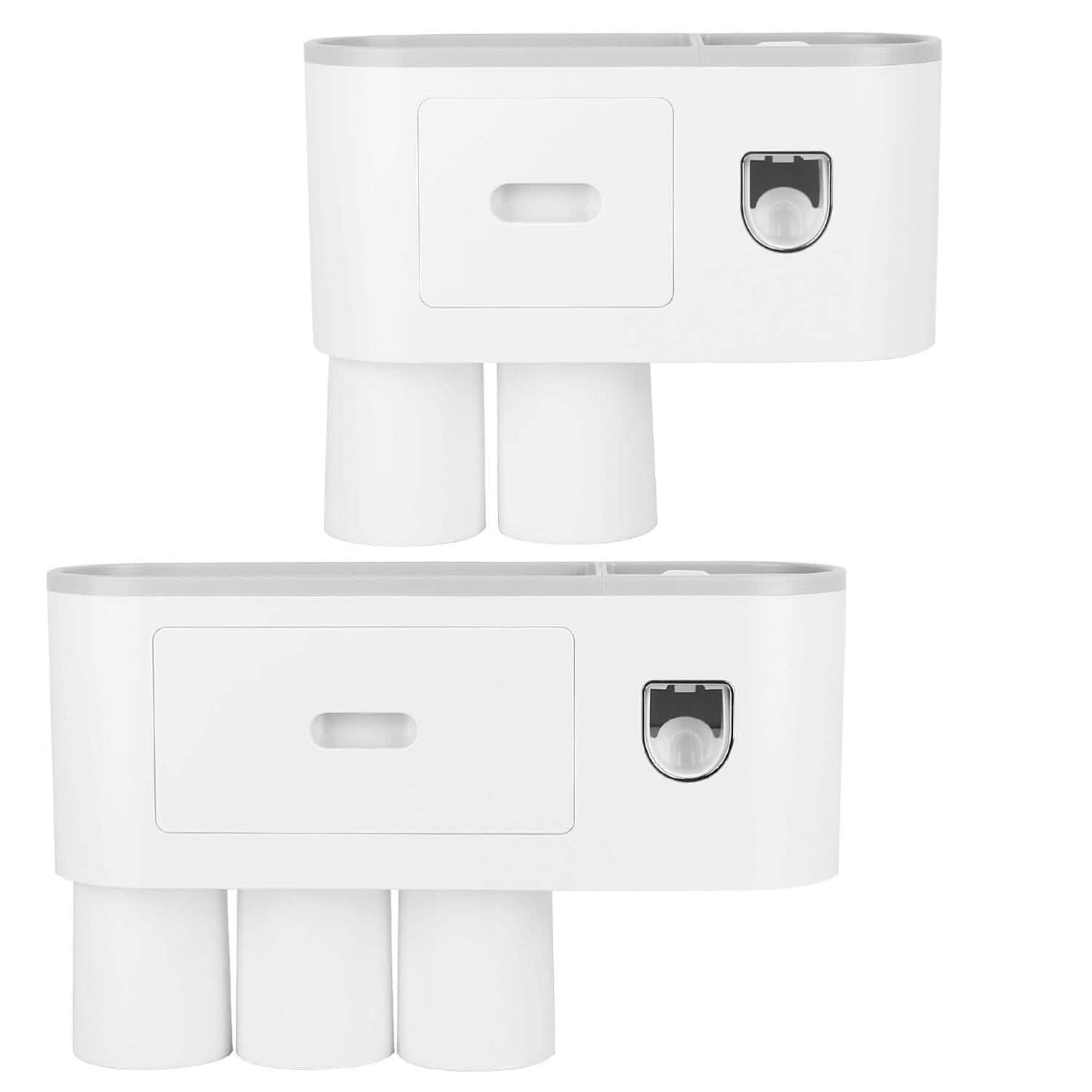 Multifunctional Wall Mount Toothbrush Holder Rack Organizer DailySale