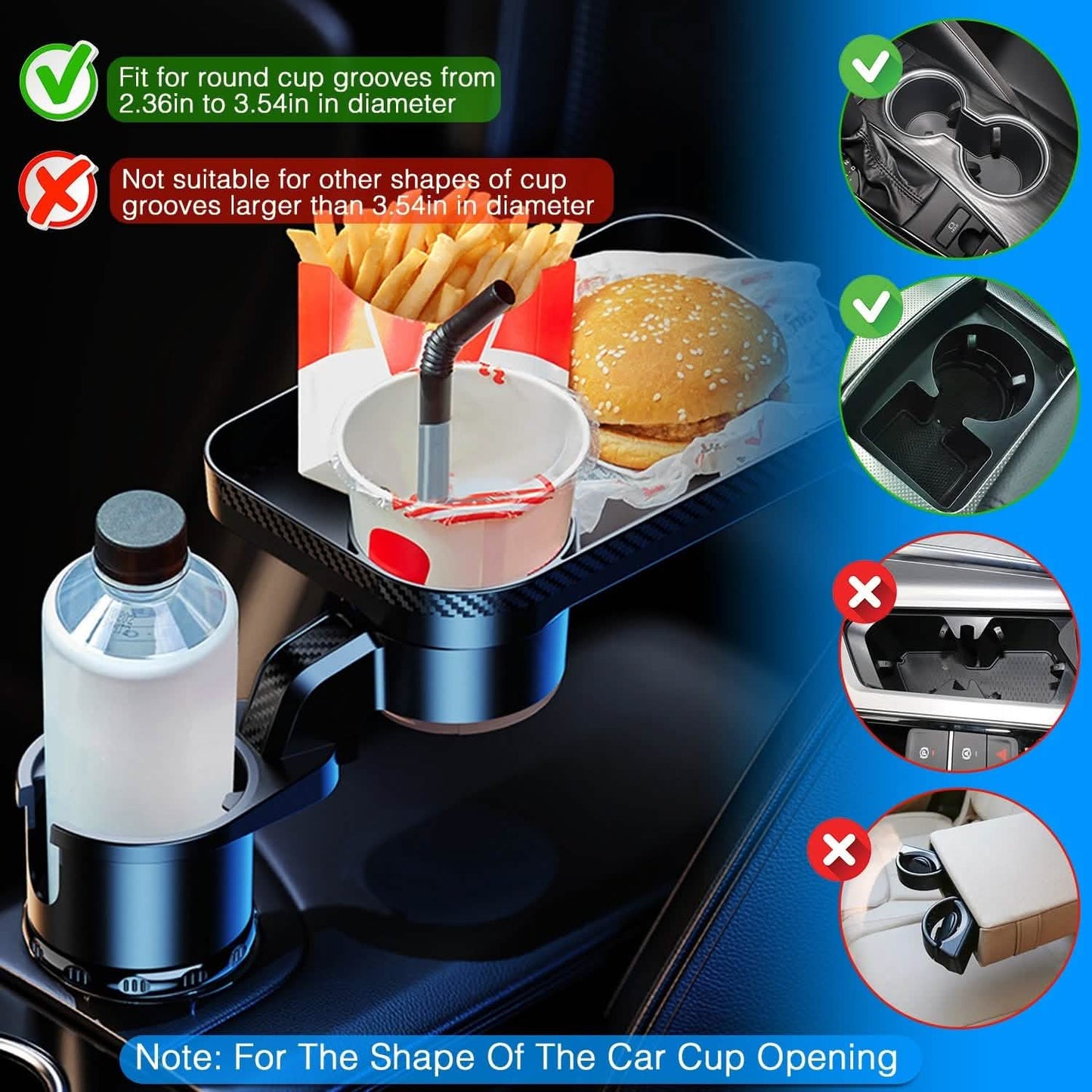 Multifunctional Water Cup Mount Stand with Detachable Tray DailySale