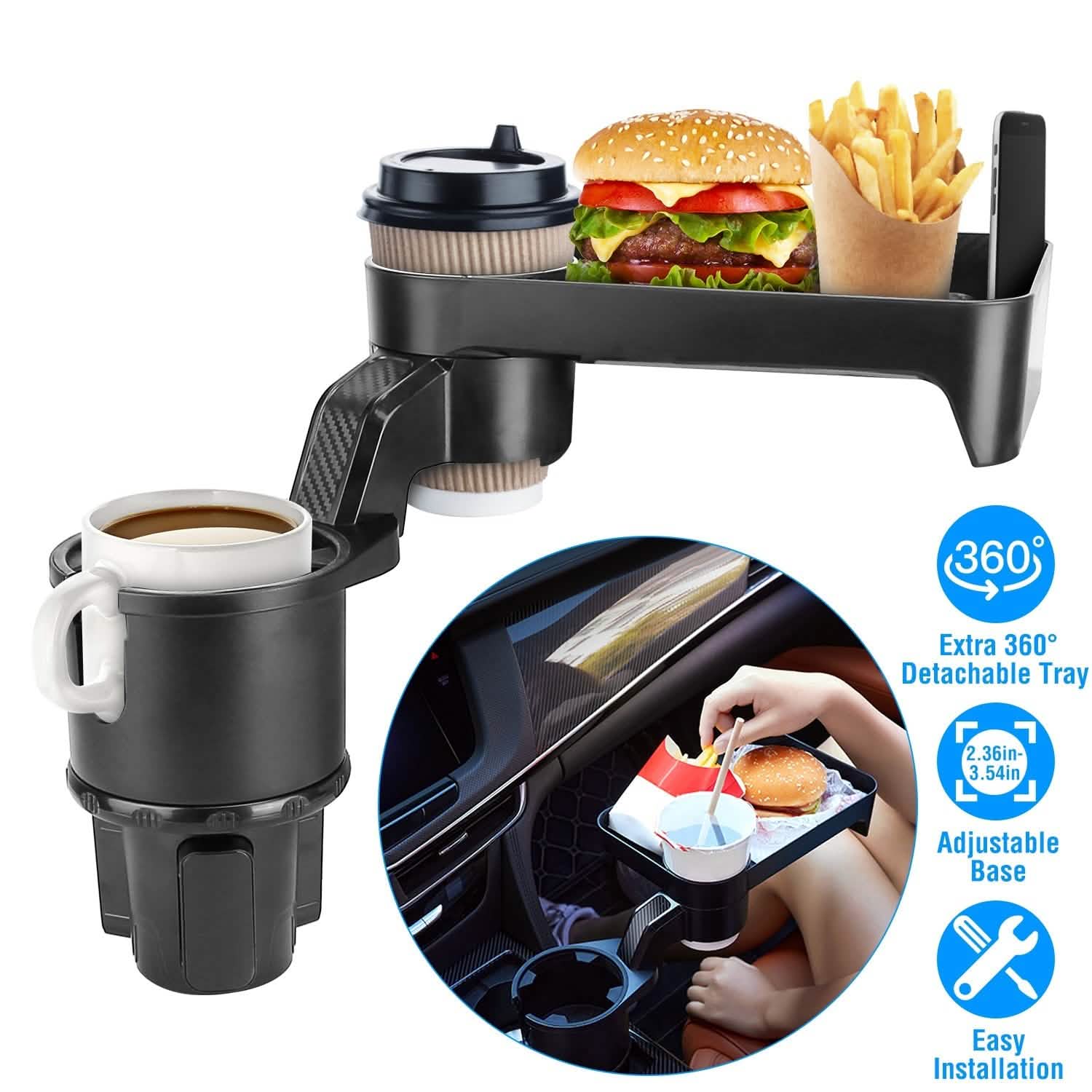 Multifunctional Water Cup Mount Stand with Detachable Tray DailySale