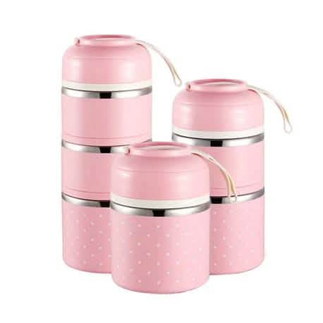 Multilayer Cute Thermal Lunch Box Stainless Steel Food Container DailySale