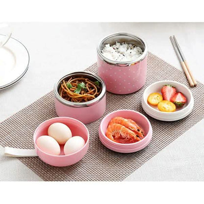 Multilayer Cute Thermal Lunch Box Stainless Steel Food Container DailySale