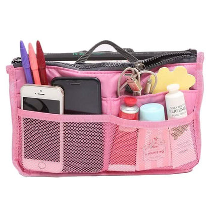 Multiple Pockets Cosmetic/Purse Organizer Bag DailySale