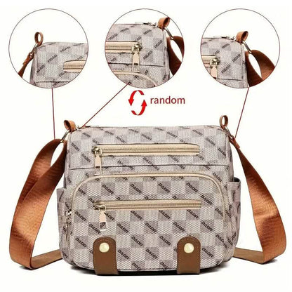 Multiple Pockets Trendy Plaid Crossbody Bag DailySale