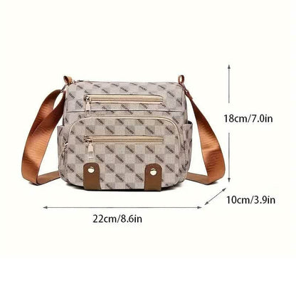 Multiple Pockets Trendy Plaid Crossbody Bag DailySale