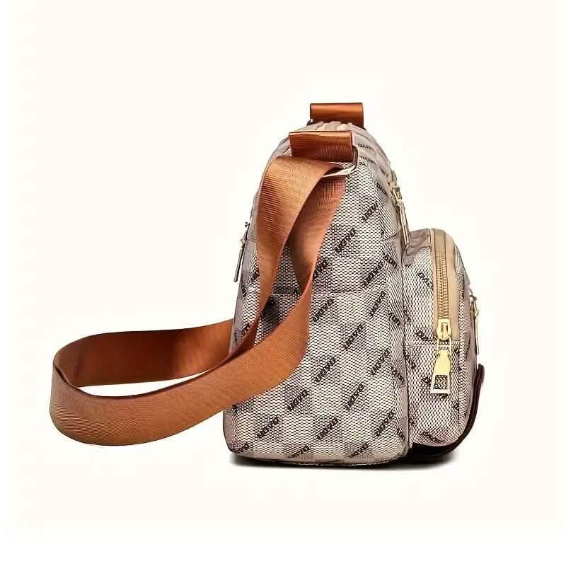 Multiple Pockets Trendy Plaid Crossbody Bag DailySale