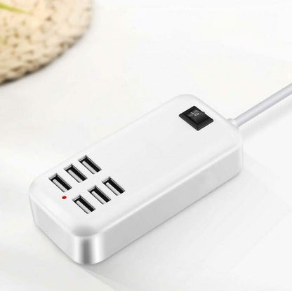 Multiport 6-USB US AC Wall Charger DailySale