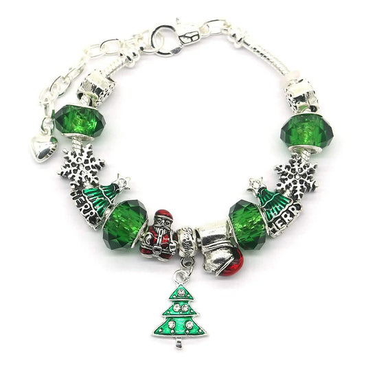 Murano and Swarovski Crystal Christmas Bracelet DailySale