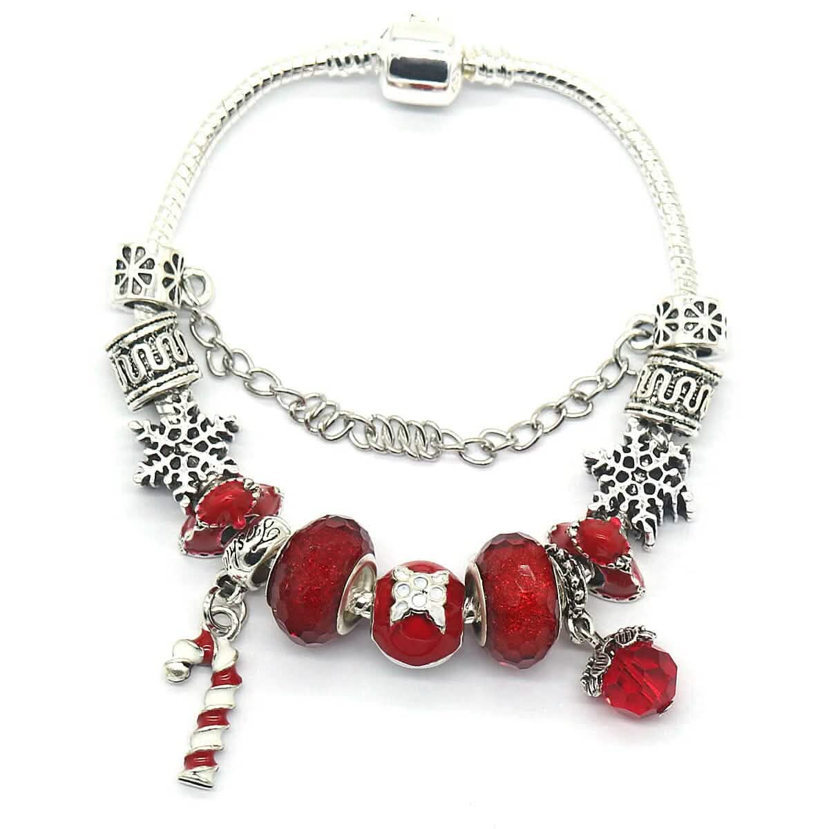 Murano and Swarovski Crystal Christmas Bracelet DailySale
