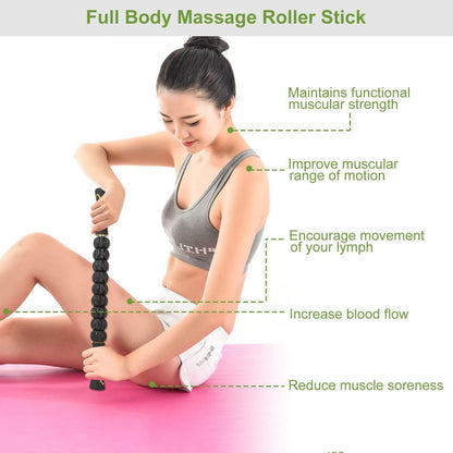 Muscle Roller Massage Stick Body Physical Therapy DailySale