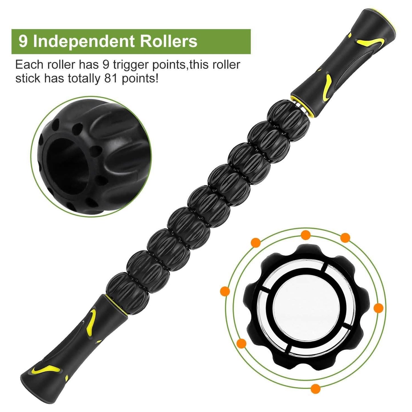 Muscle Roller Massage Stick Body Physical Therapy DailySale