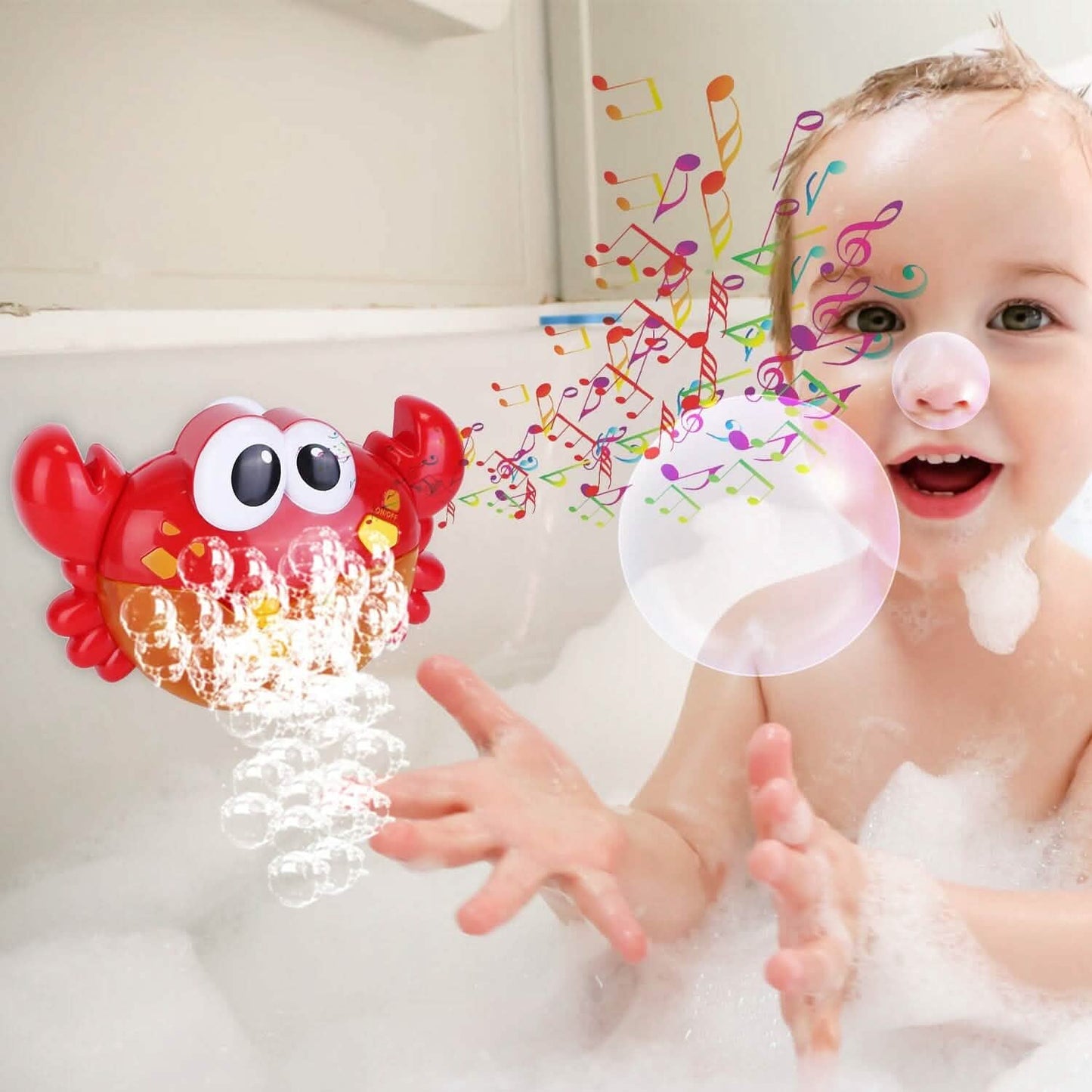 Musical Bubble Bath Maker for Bathtubs Toddler Bubble Machine DailySale
