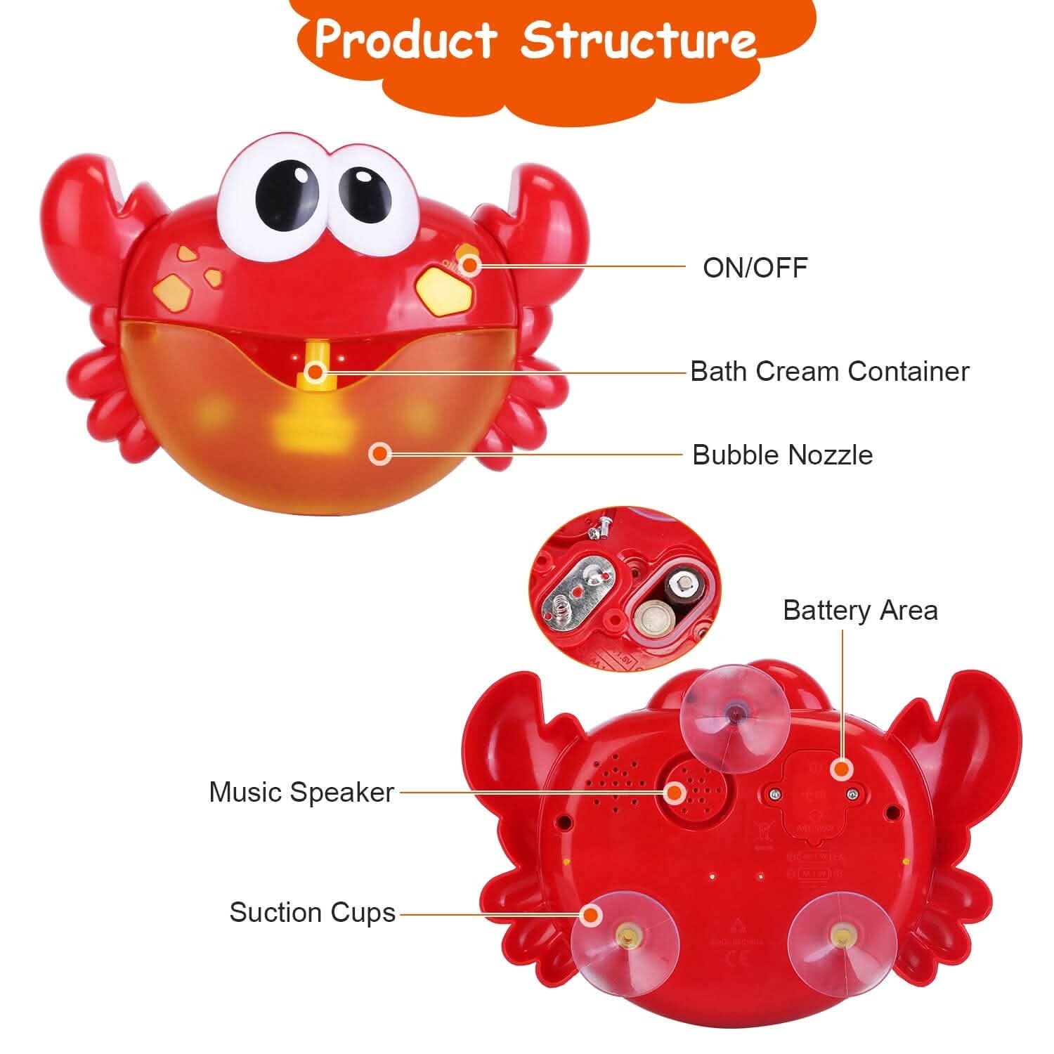 Musical Bubble Bath Maker for Bathtubs Toddler Bubble Machine DailySale