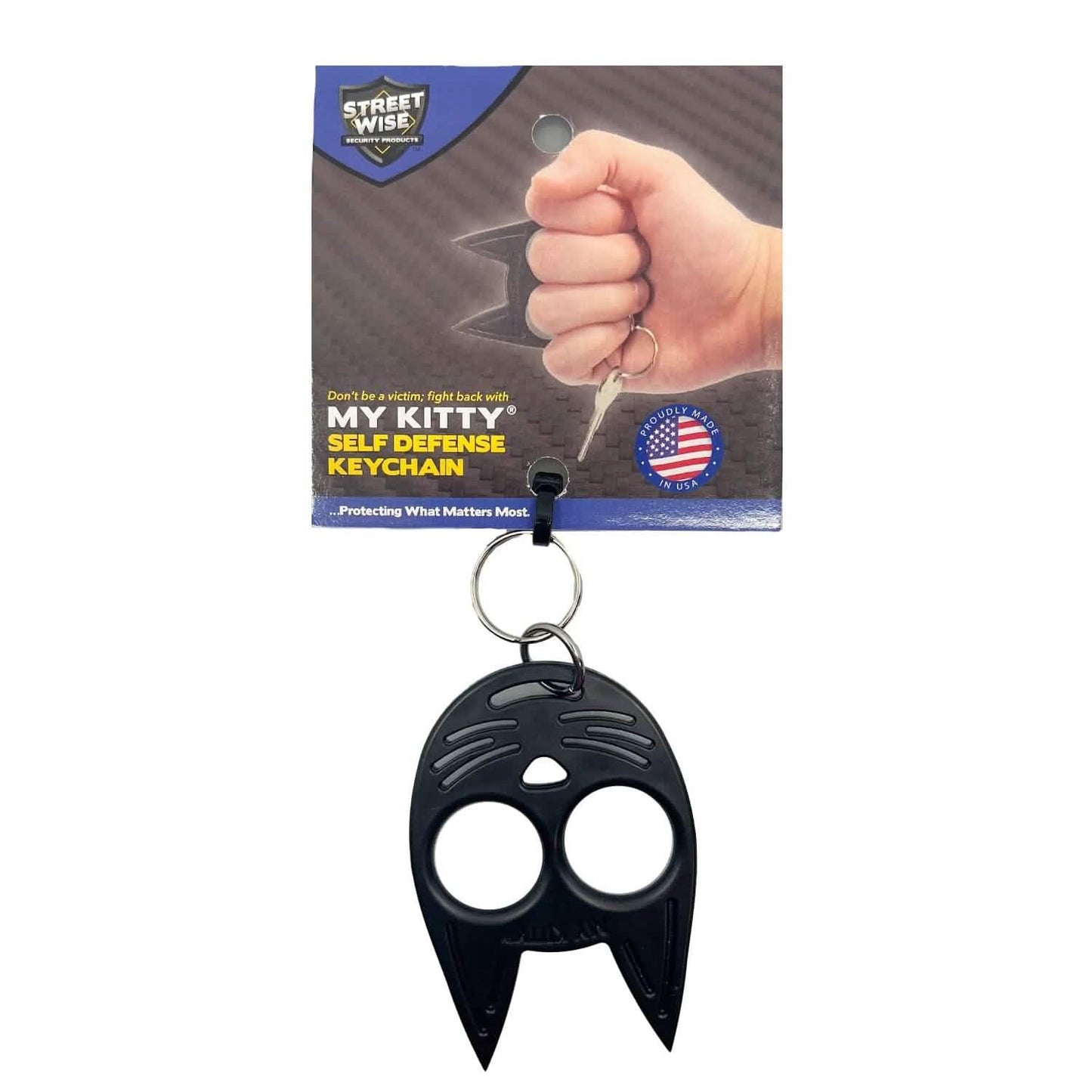 My Kitty Self-Defense Keychain with Card DailySale