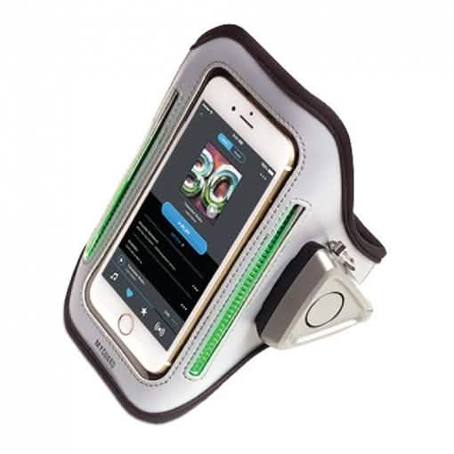 MYGUARD SPORT LED Armband & Safety Alarm with Phone Holder DailySale