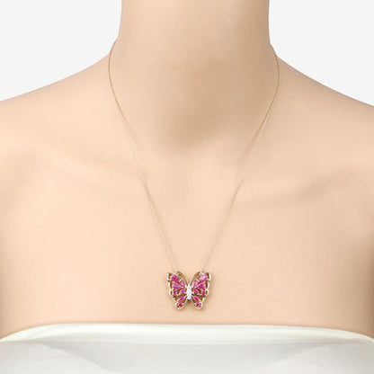 2.88 Carat Genuine Ruby and White Zircon .925 Sterling Silver Necklace Bids.com