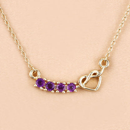 0.24 Carat Genuine Amethyst .925 Sterling Silver Necklace Bids.com