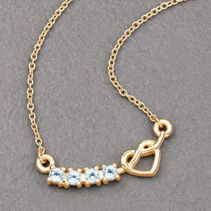 0.30 Carat Genuine Blue Topaz .925 Sterling Silver Necklace Bids.com