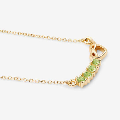 0.28 Carat Genuine Peridot .925 Sterling Silver Necklace Bids.com