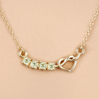 0.28 Carat Genuine Peridot .925 Sterling Silver Necklace Bids.com