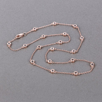 1.62 Carat Genuine Morganite .925 Sterling Silver Necklace Bids.com