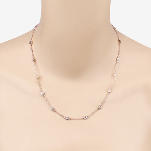 1.62 Carat Genuine Morganite .925 Sterling Silver Necklace Bids.com