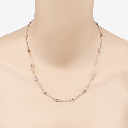 1.62 Carat Genuine Morganite .925 Sterling Silver Necklace Bids.com