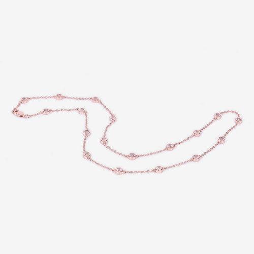 1.62 Carat Genuine Morganite .925 Sterling Silver Necklace Bids.com