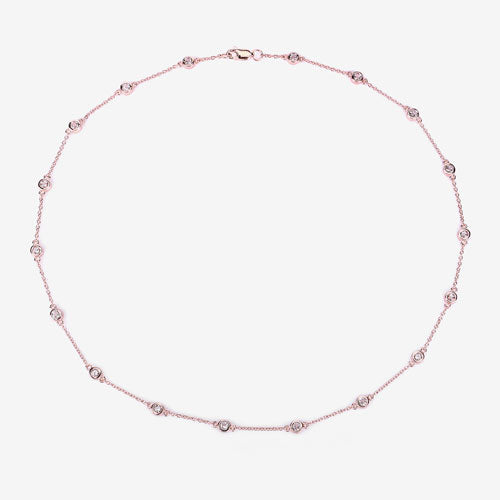 1.62 Carat Genuine Morganite .925 Sterling Silver Necklace Bids.com