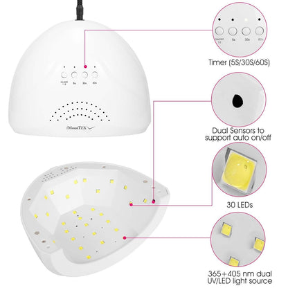 Nail Dryer 48W/24W UV LED Lamp DailySale